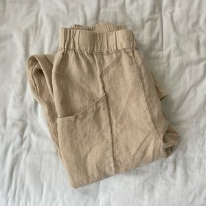 MATE the label linen high waist pants
